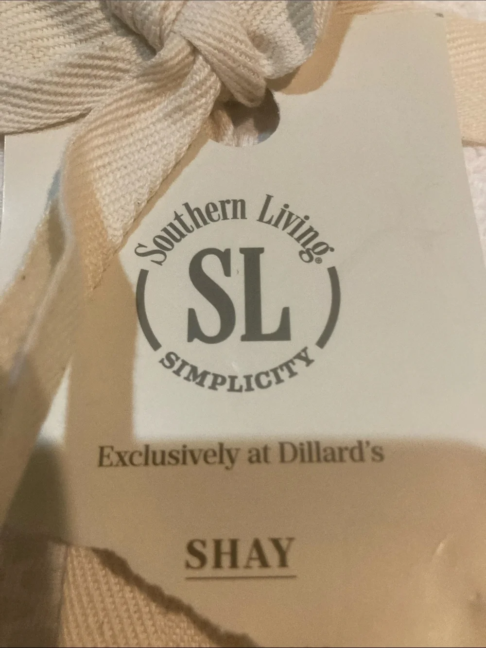 Southern Living  Cream Waffle Weave set of two King Shams Dillard’s Brand